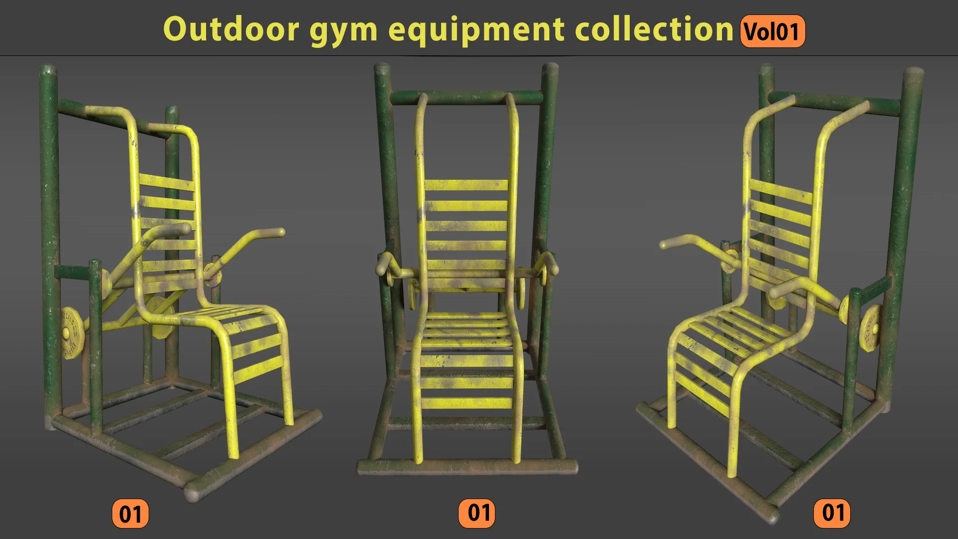 Outdoor Gym Equipment Collection