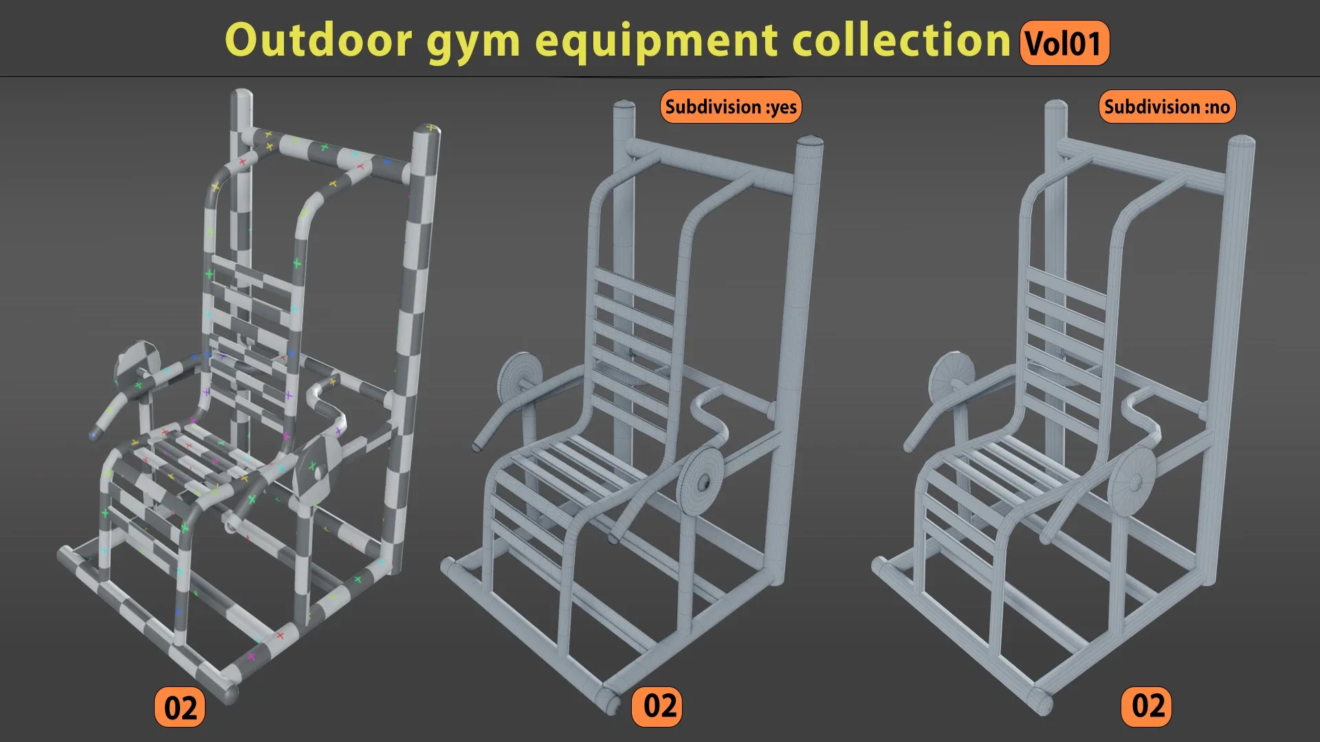 Outdoor Gym Equipment Collection