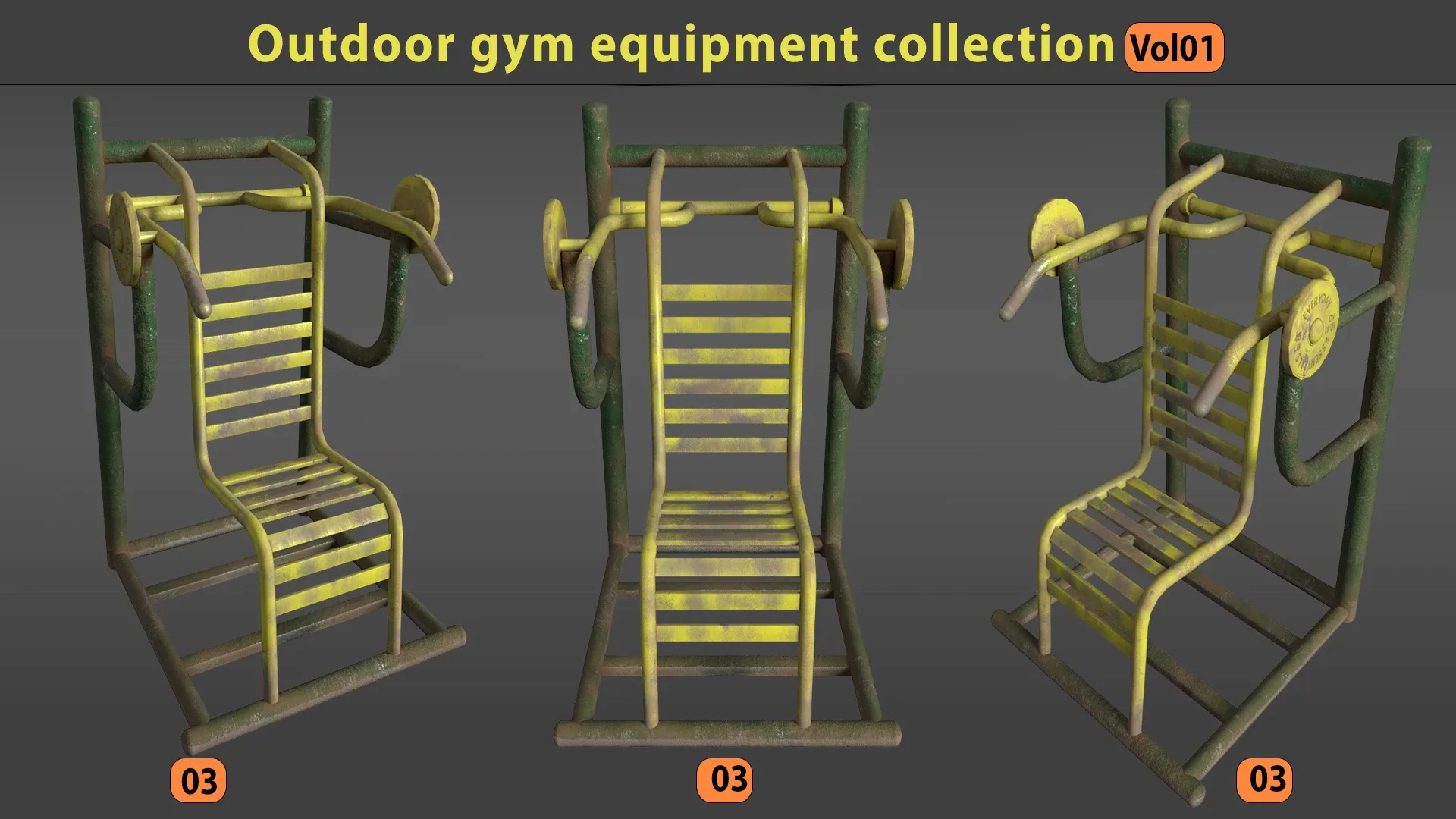 Outdoor Gym Equipment Collection