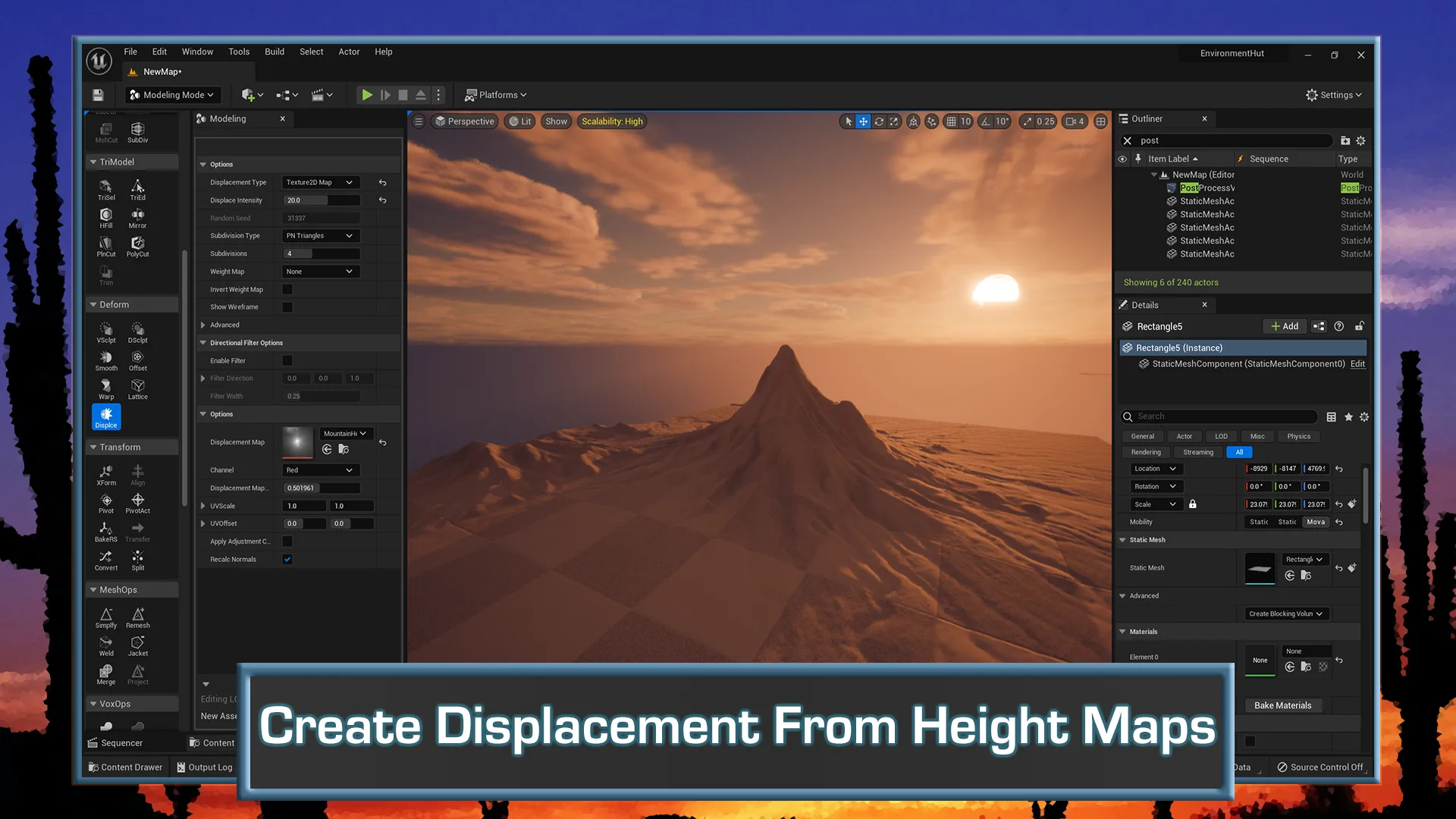 Unreal Engine 5 Beginners Guide to Building an Environment Course