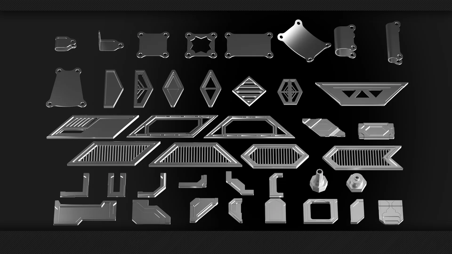 200 Sci-Fi Parts - KITBASH - VOL 05