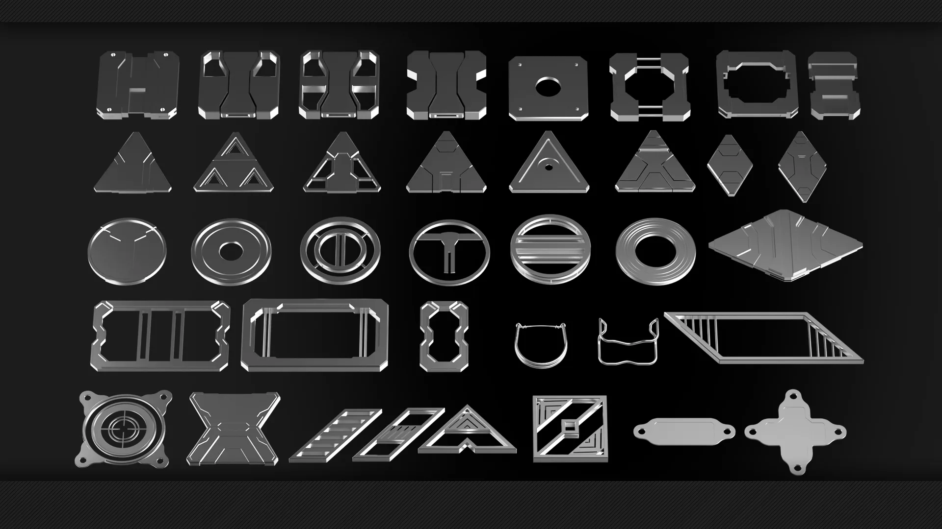 200 Sci-Fi Parts - KITBASH - VOL 05