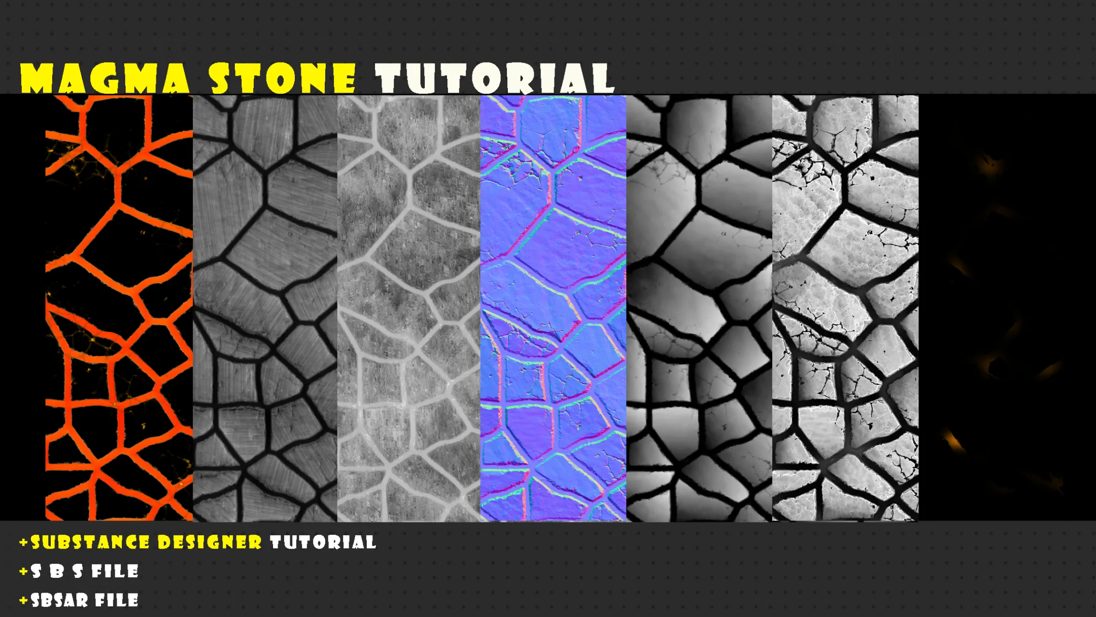 Magma Stone - Substance 3D Designer Tutorial