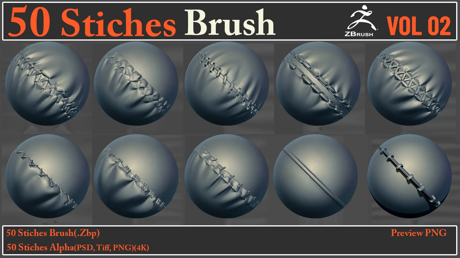 50 Stiches Brush/Alpha VOL02