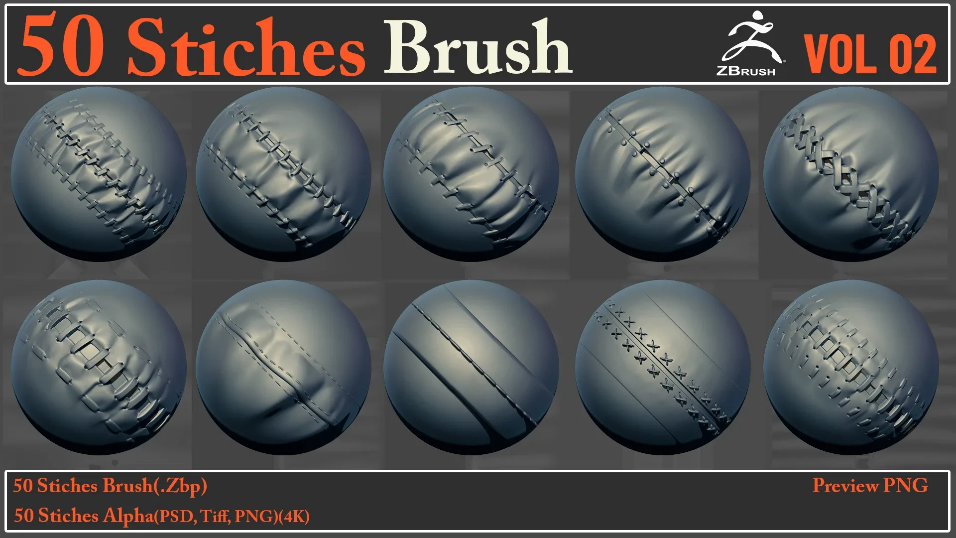 50 Stiches Brush/Alpha VOL02