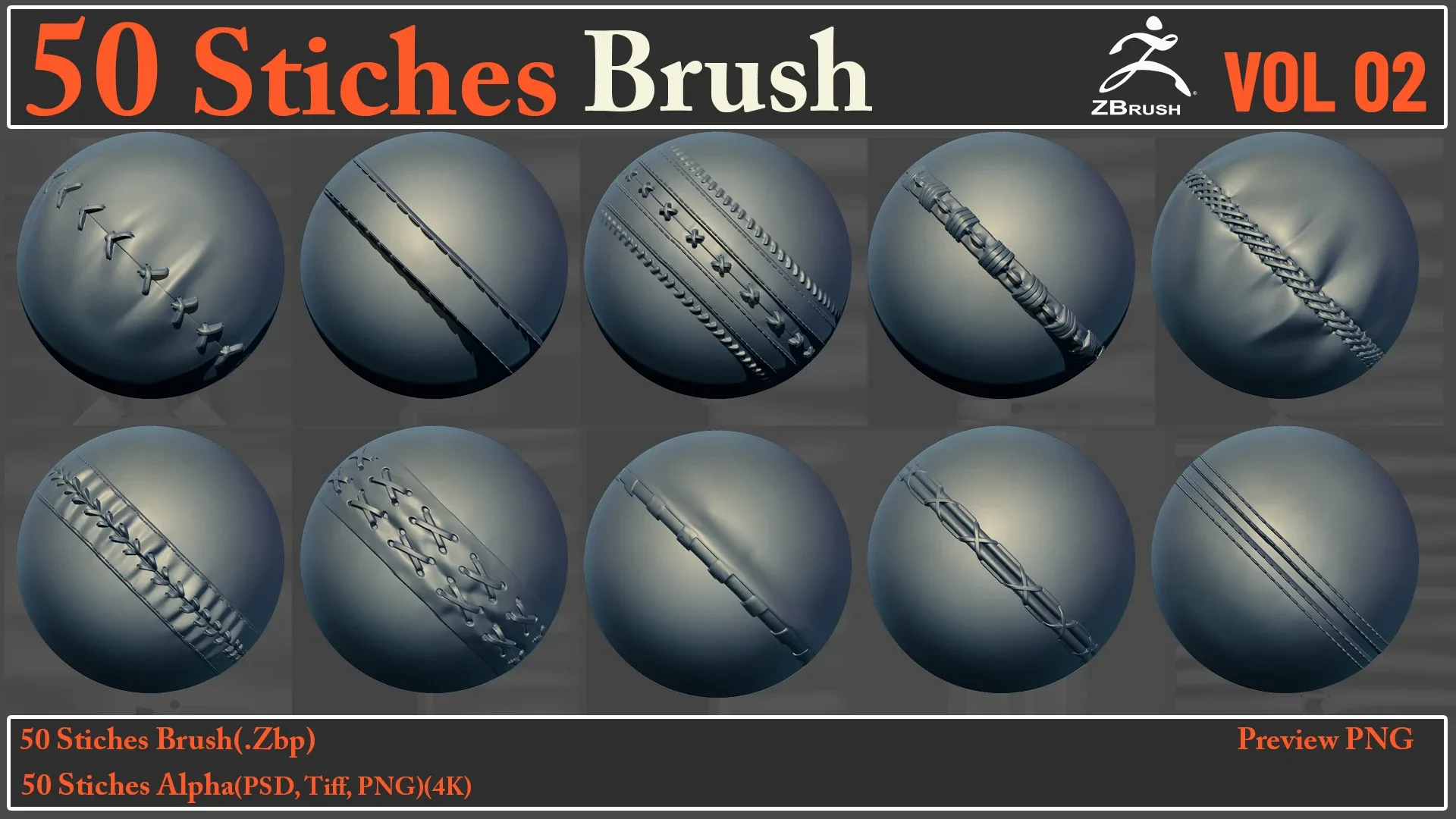 50 Stiches Brush/Alpha VOL02