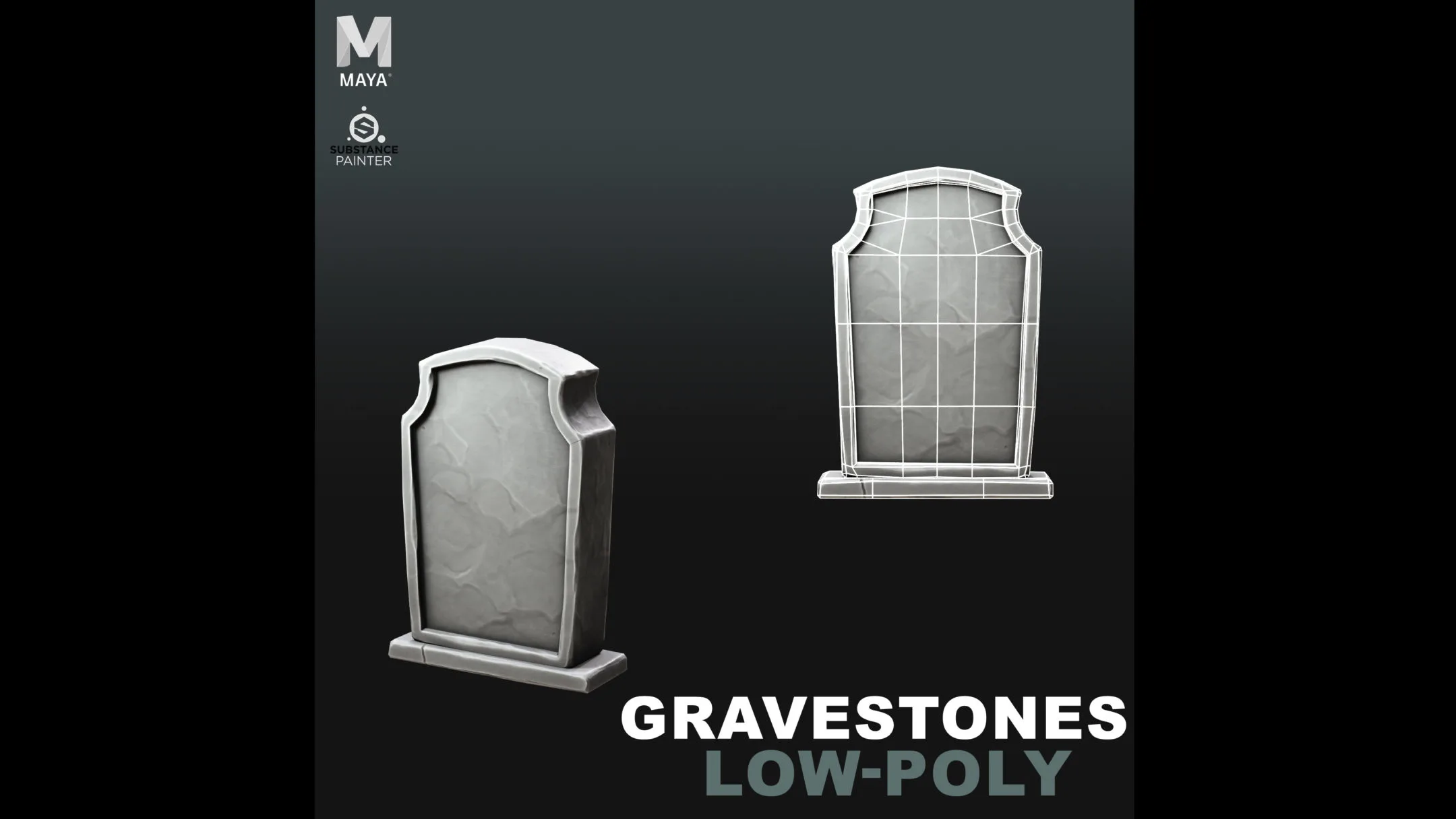 Stylized Gravestones / Tombstones