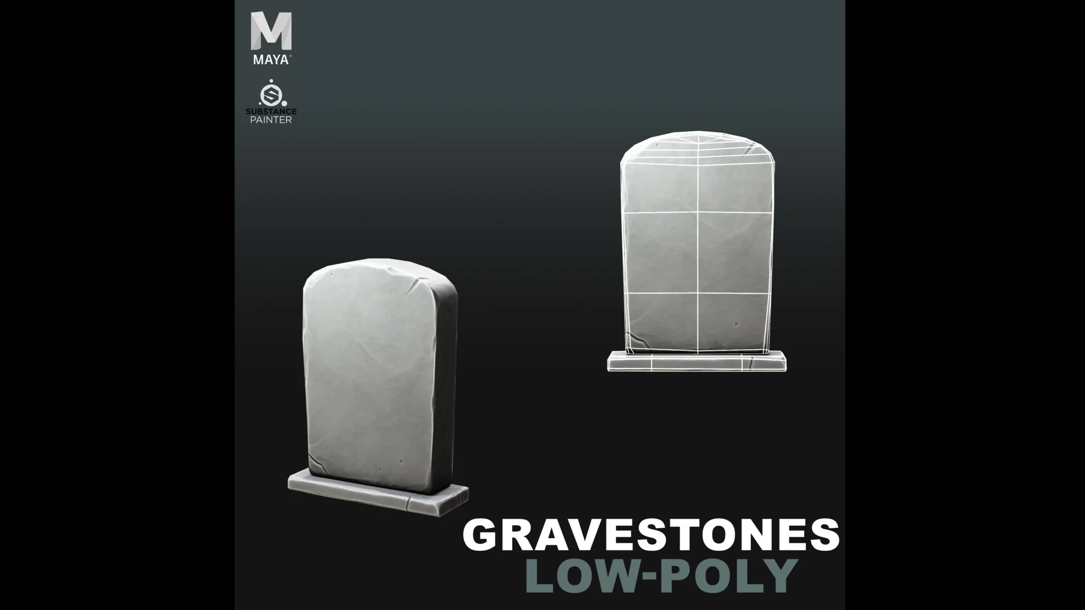 Stylized Gravestones / Tombstones