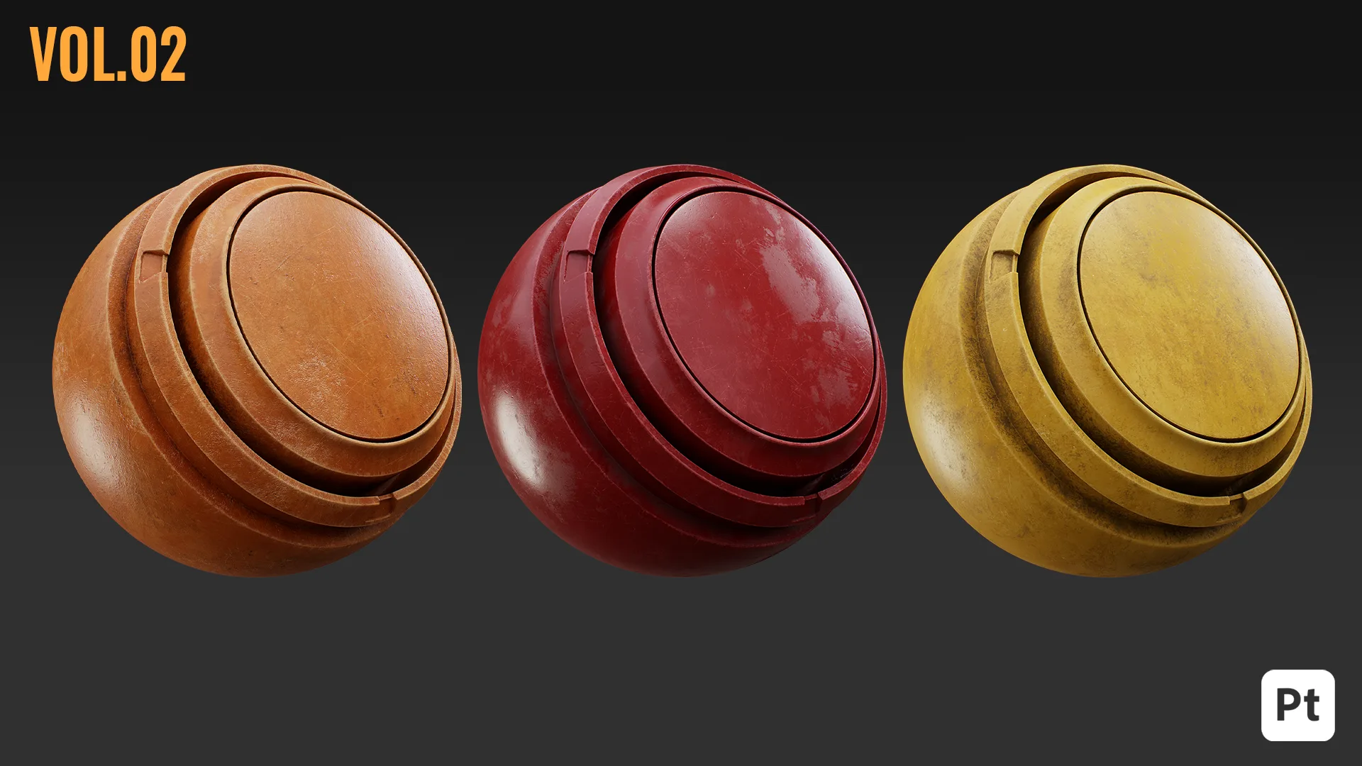 30 PLASTIC SMART MATERIAL & PBR TEXTURE - VOL 02