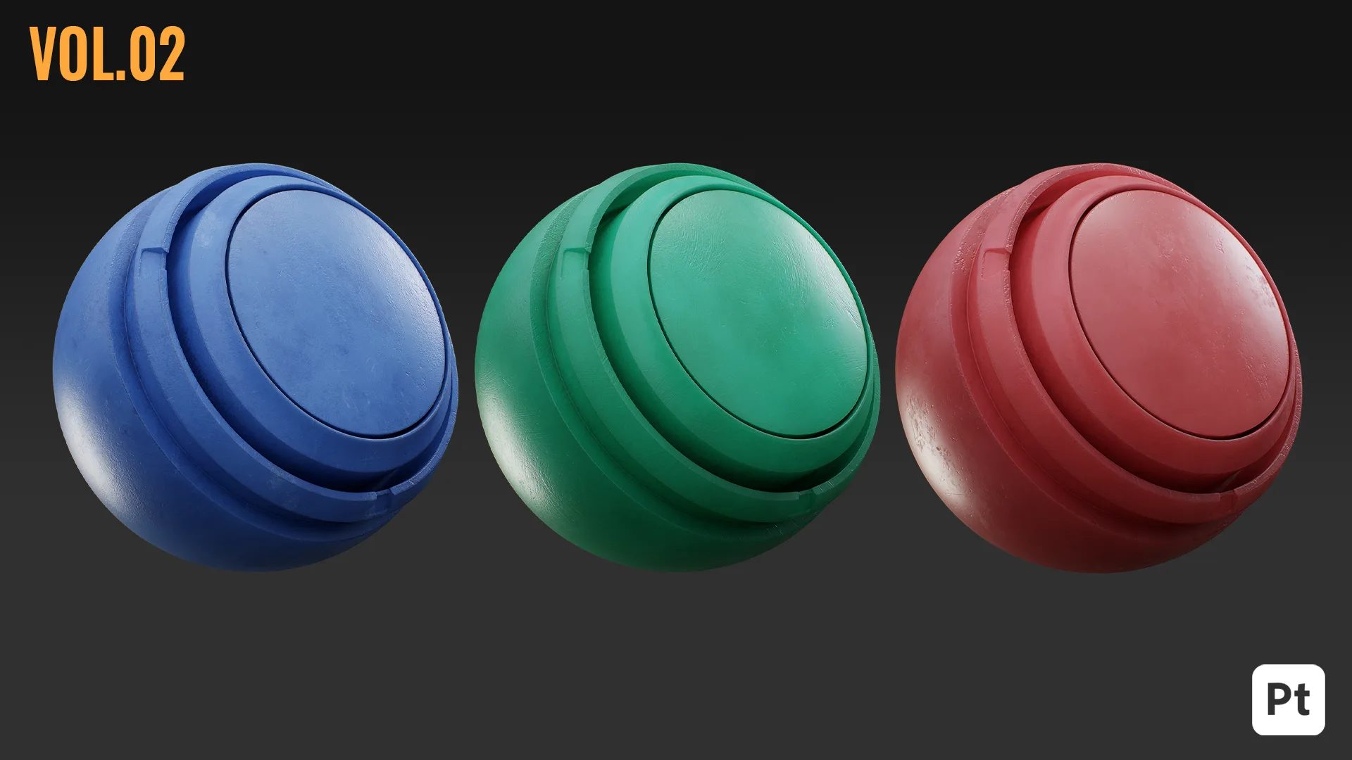 30 PLASTIC SMART MATERIAL & PBR TEXTURE - VOL 02