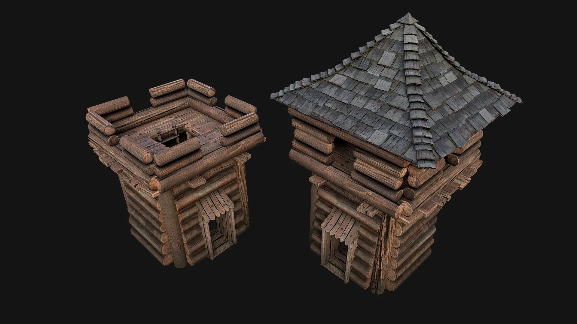 Medieval Wooden Fort Castle Constructor