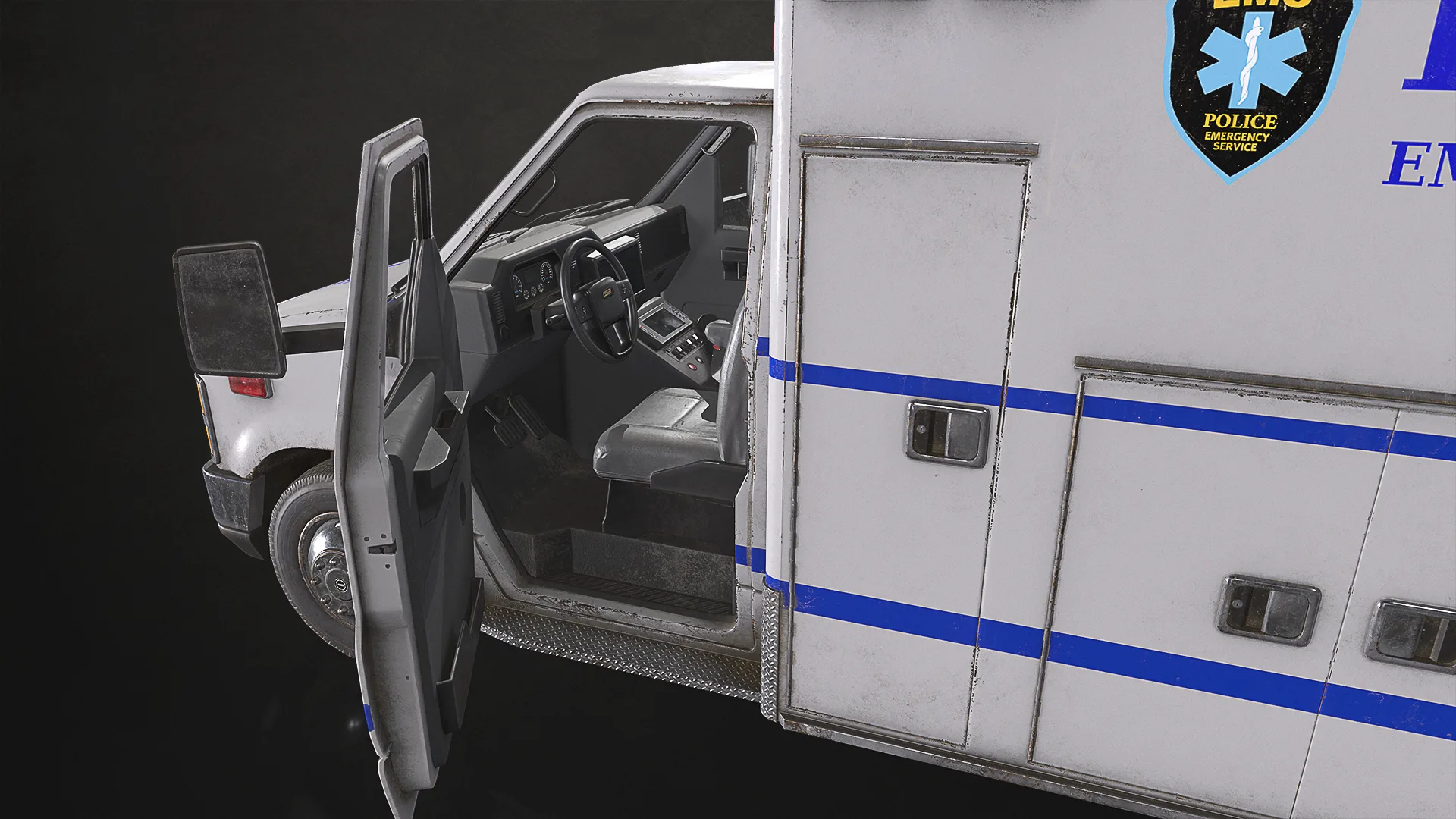 Ambulance Type 4 - Low Poly