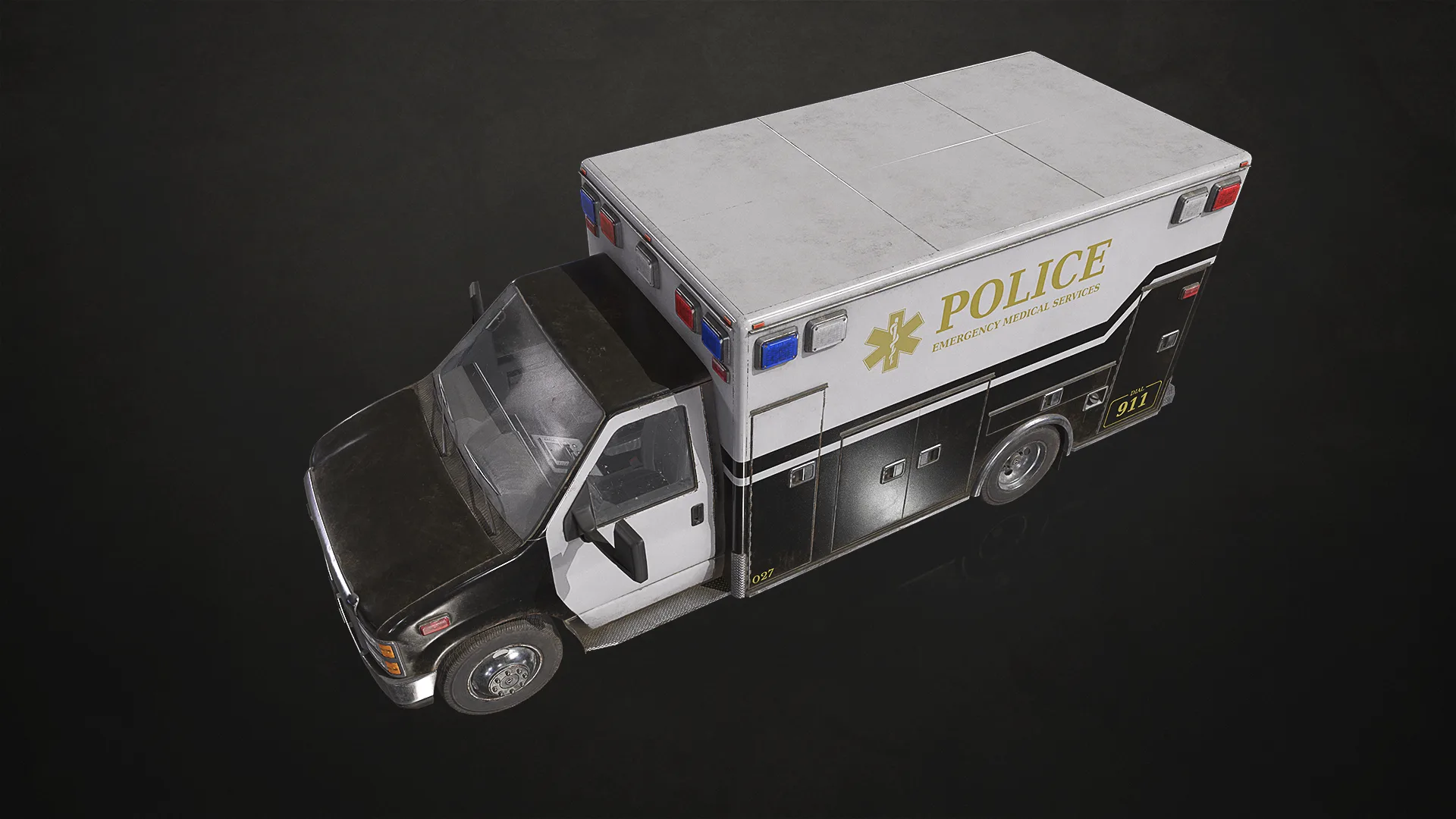 Ambulance Type 5 - Low Poly