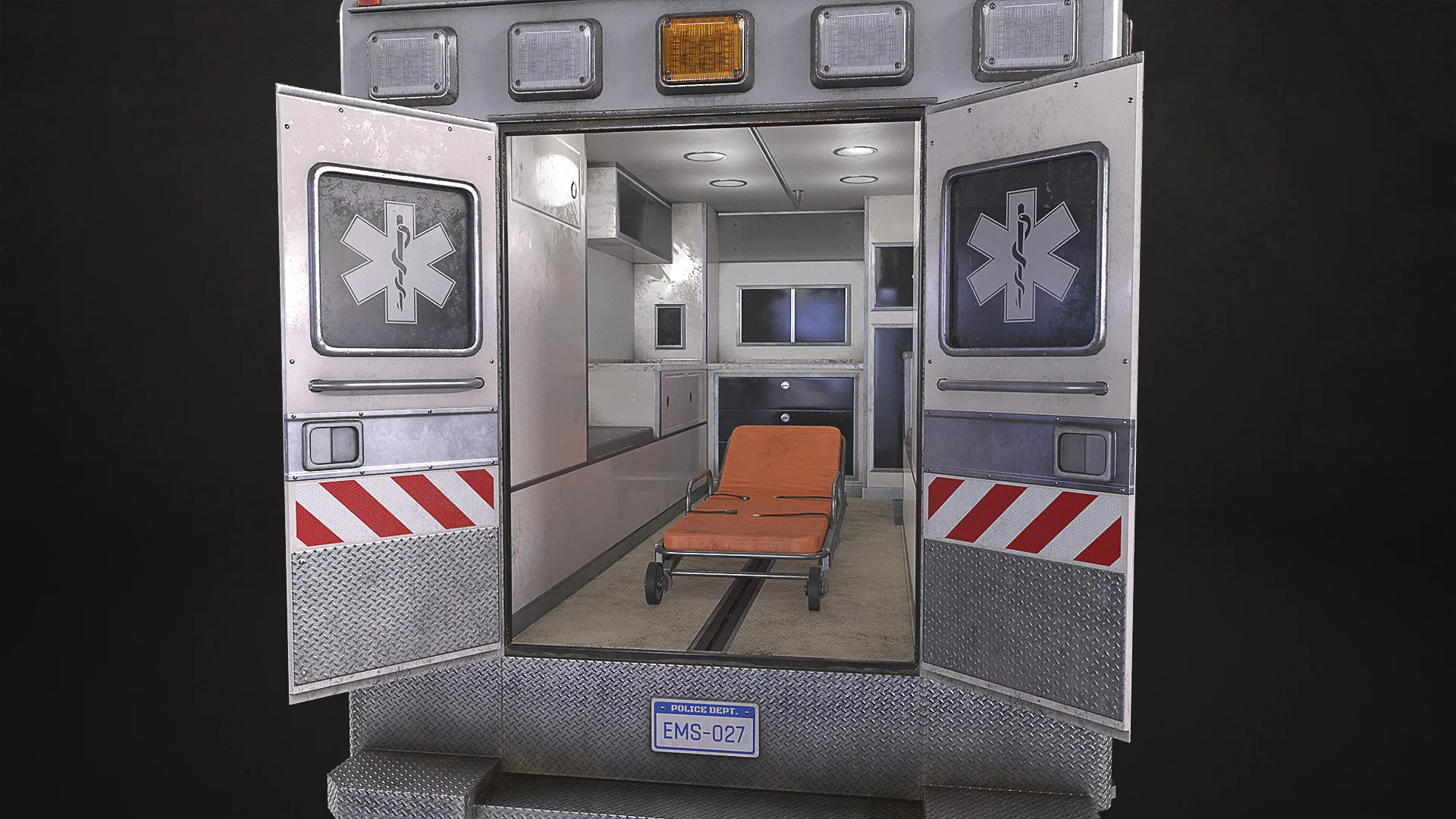 Ambulance Type 5 - Low Poly