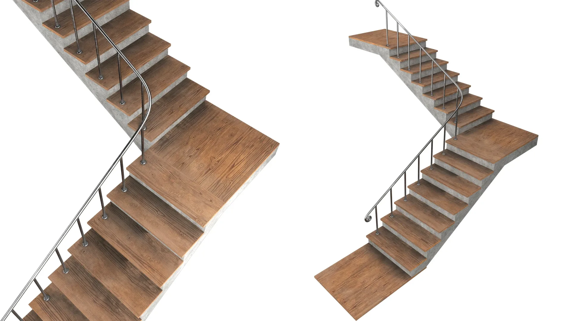 3 staircase models