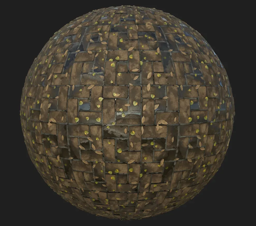 Ground Brick Material 8