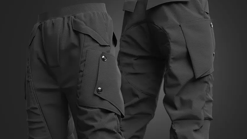 Male Cargo Pants | Marvelous Designer | CLO3D project