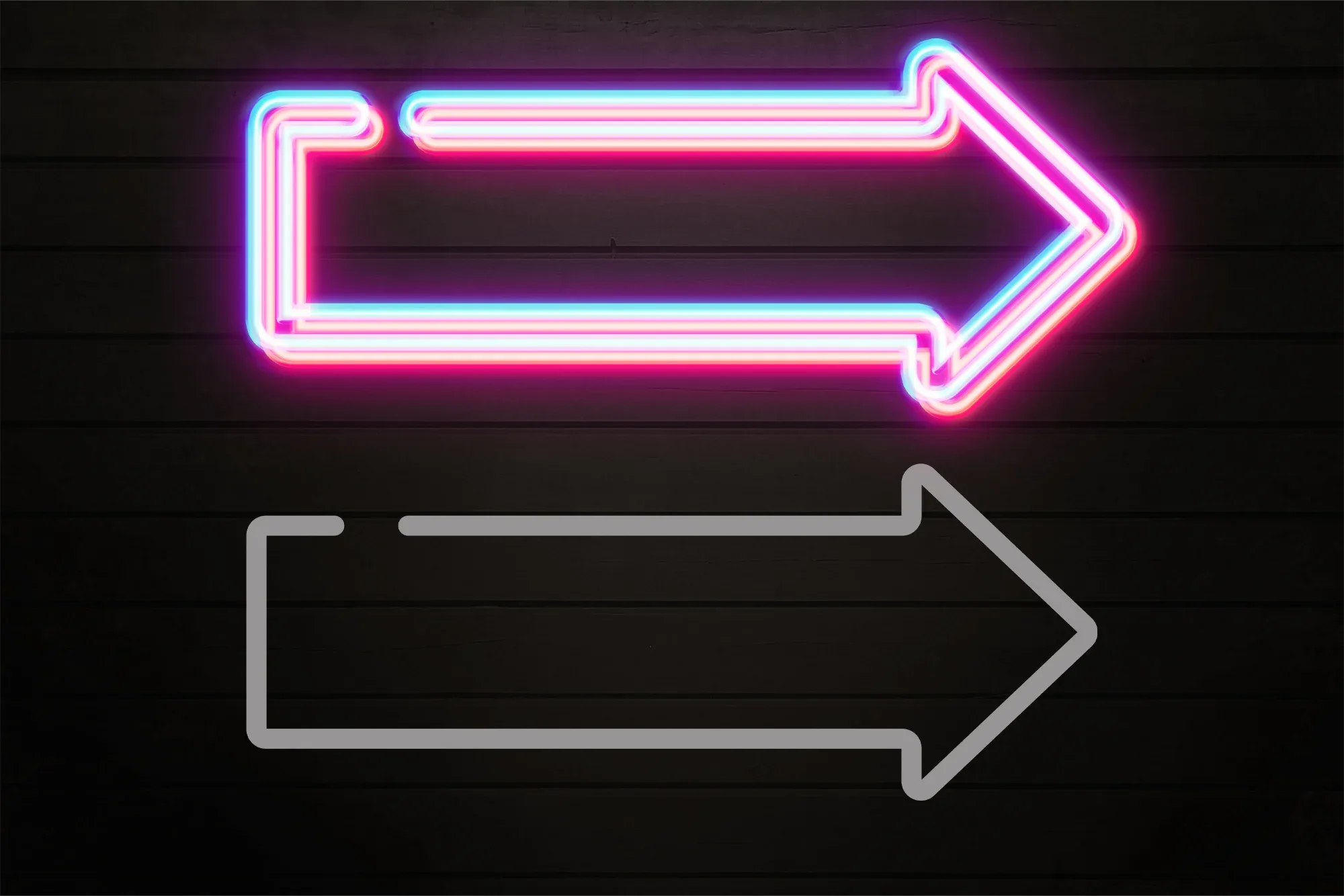 Neon Photoshop Actions, Neon Maker Lights Generator, Neon Template Creator, Neon Sign Photoshop Action, Glowing street light neon tube