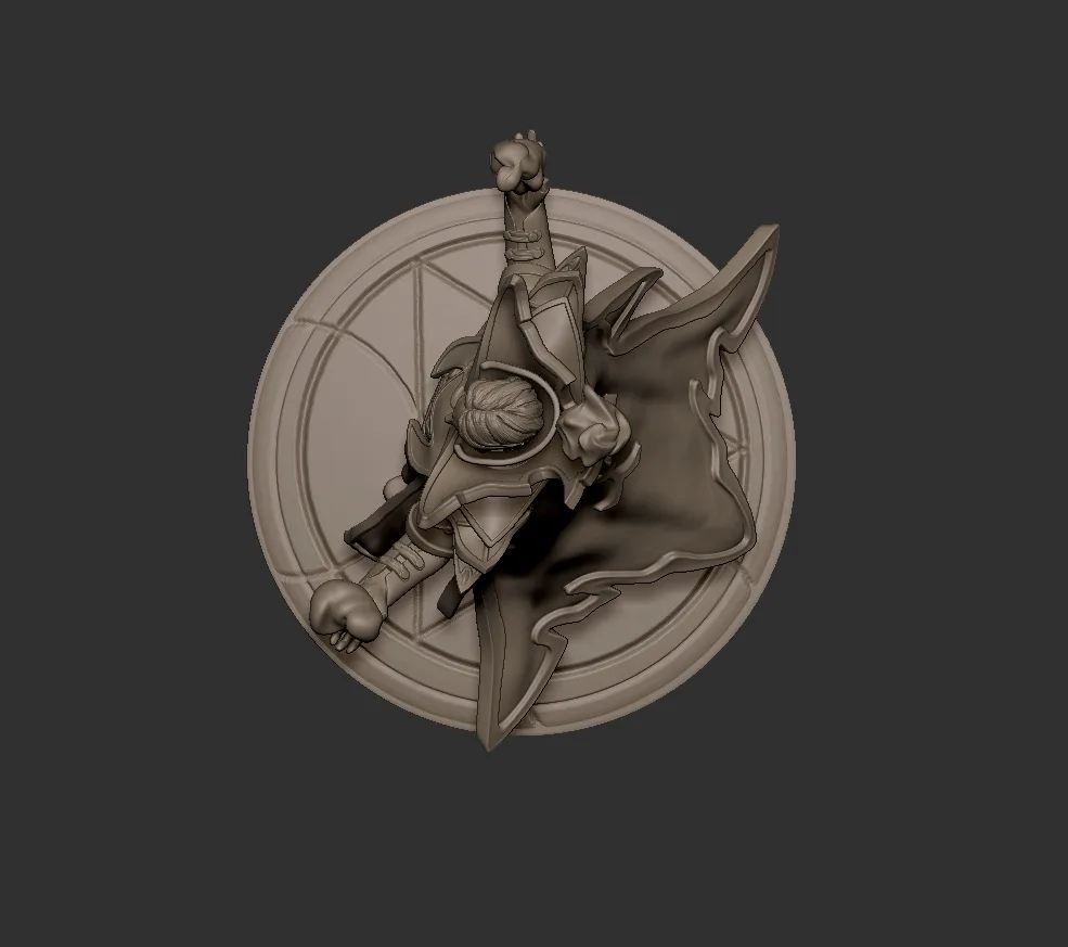 Invoker from Dota 2 75mm scale Ready to print 3D print model