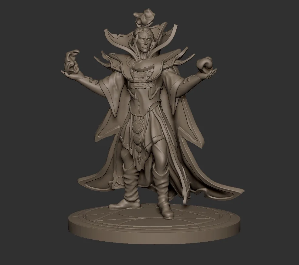 Invoker from Dota 2 75mm scale Ready to print 3D print model