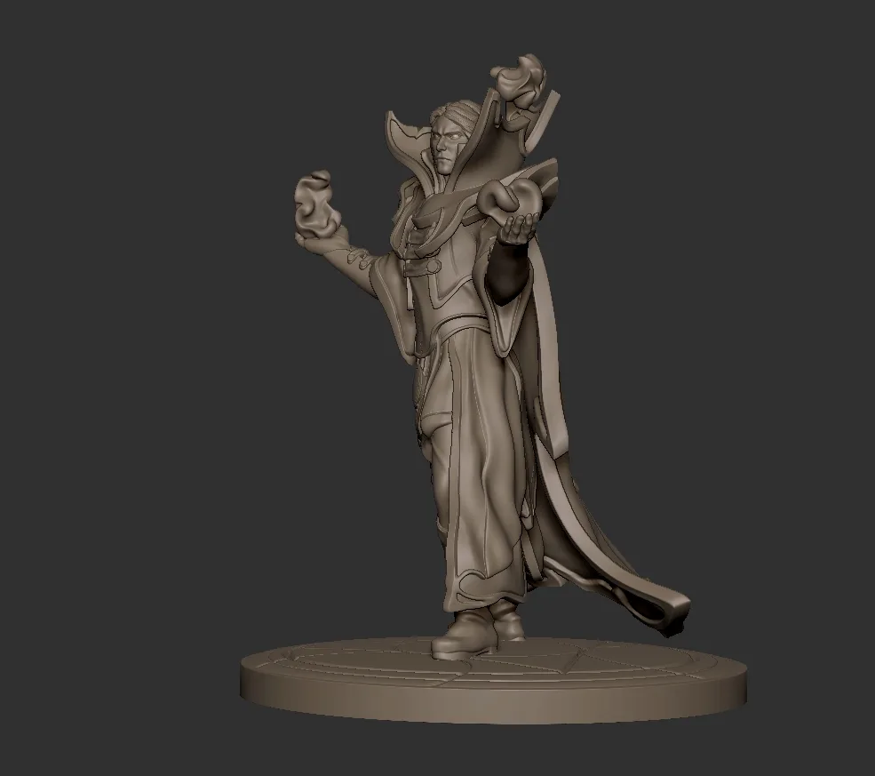 Invoker from Dota 2 75mm scale Ready to print 3D print model