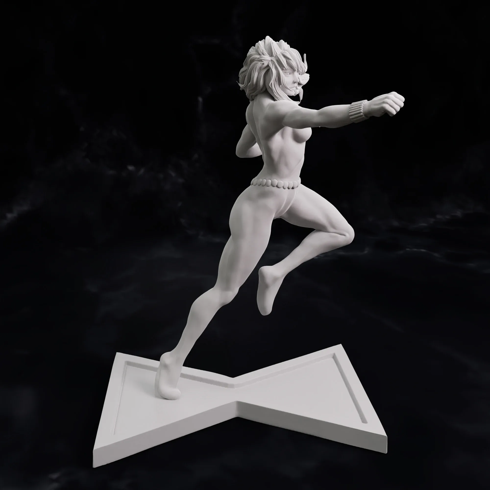 Black Widow 1970 comics statue Ready to print 75mm scale 3D 3D print model
