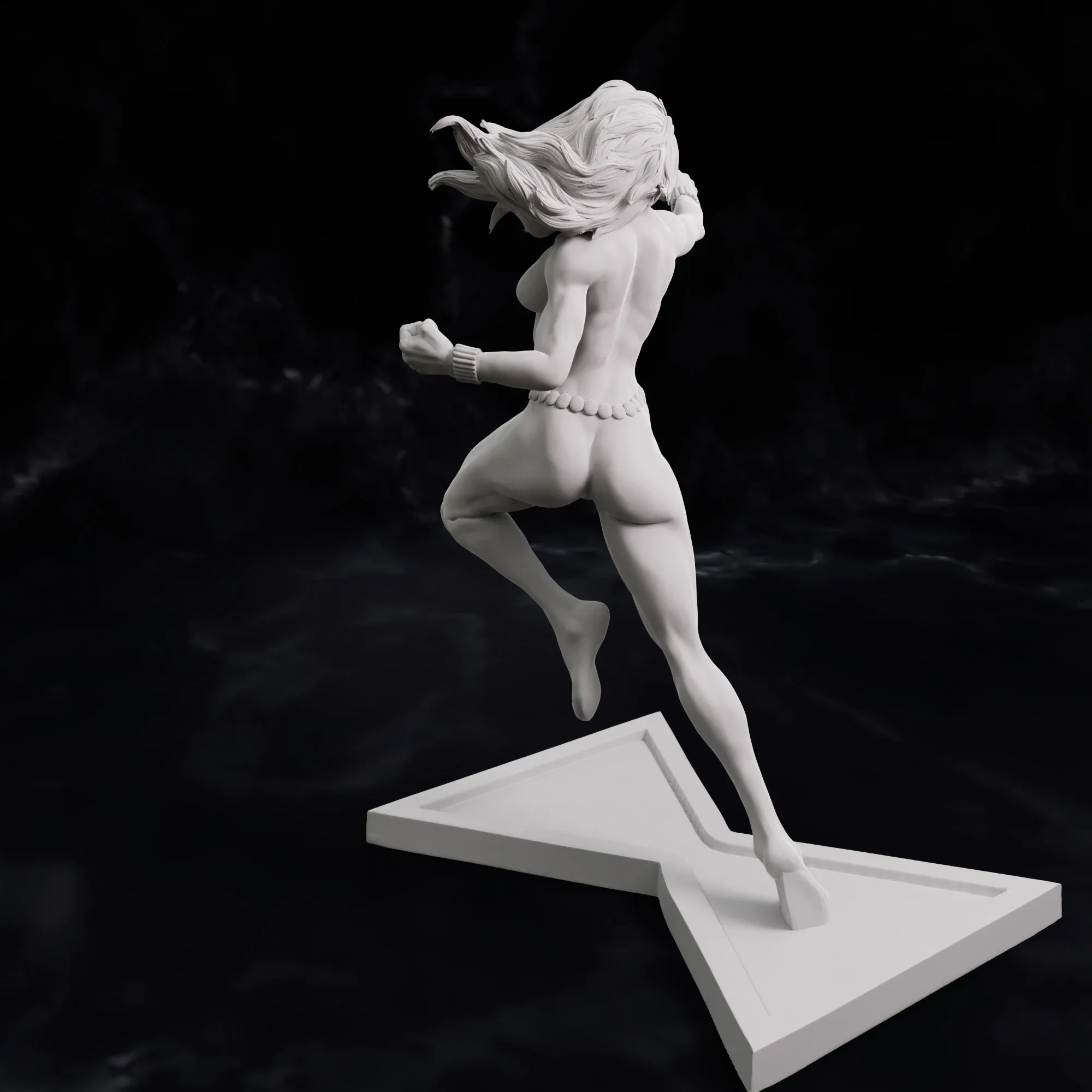 Black widow 1970 comics statue Ready to print 1-8 scale 3D print