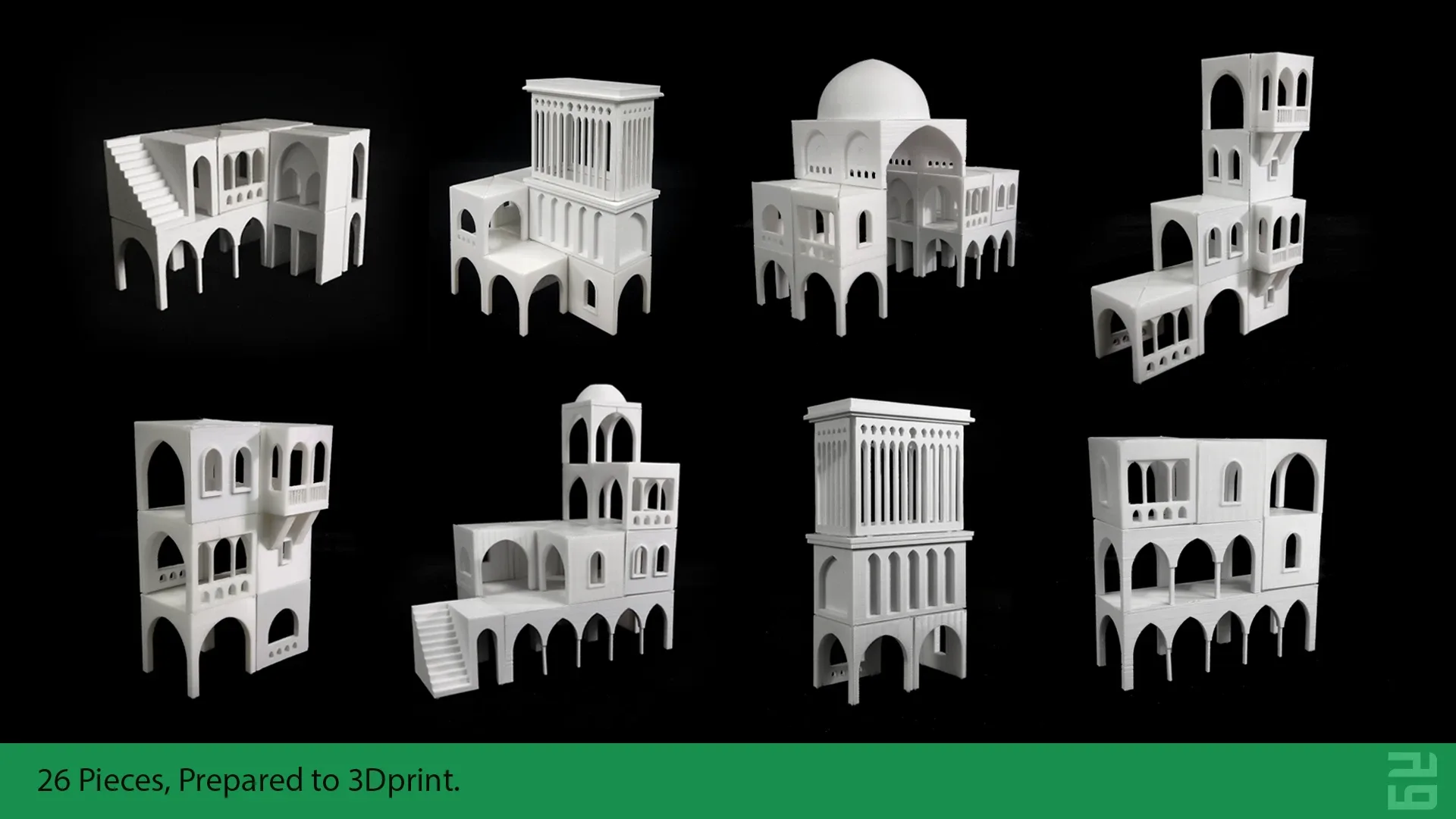 3D Print Architecture Lego