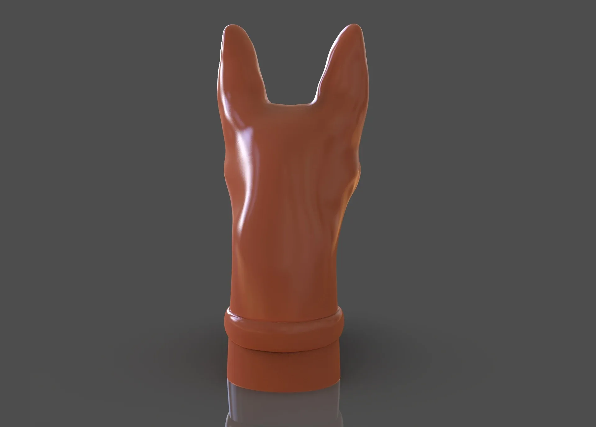 Stylized Xoloitzcuintle Bust