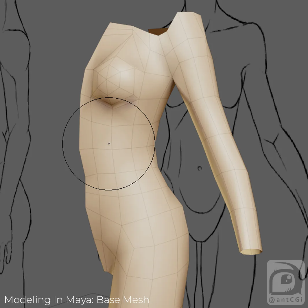 Modeling In Maya: Base Mesh