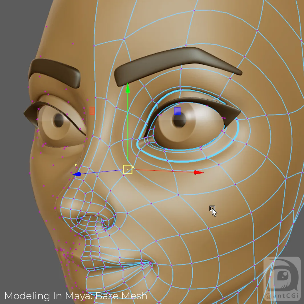 Modeling In Maya: Base Mesh