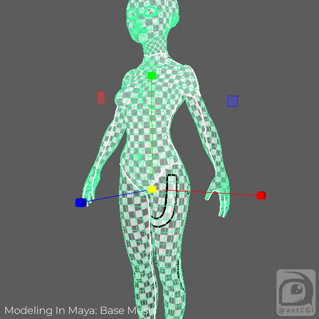 Modeling In Maya: Base Mesh