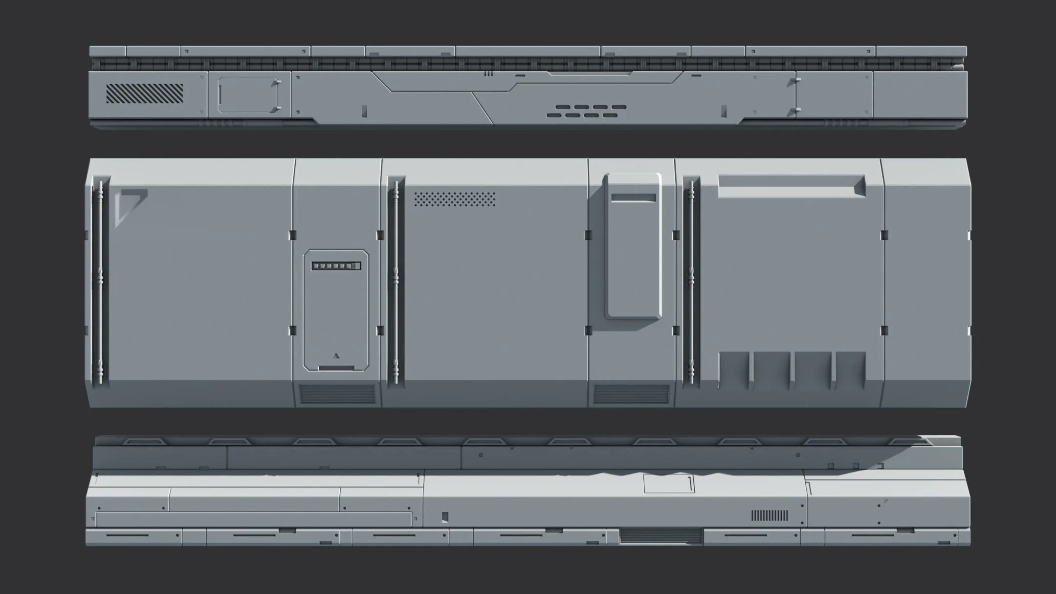 Sci-Fi Kit Free 04 (Architecture Panels )