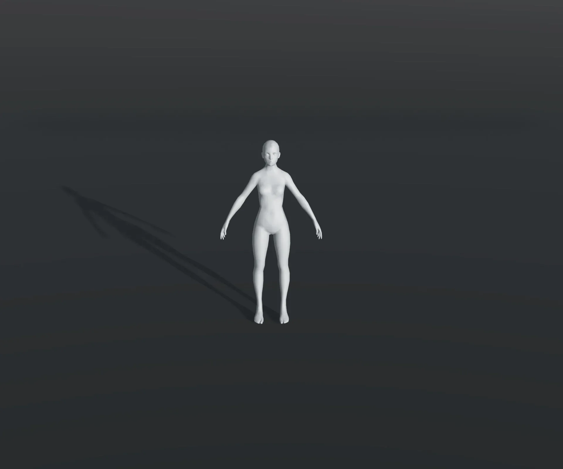 Male and Female Body Base Mesh 28 Animations 3D Model