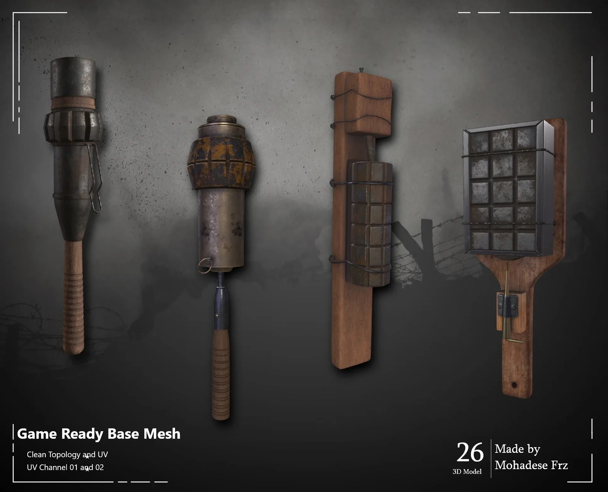 Grenade World War FlippedNormals