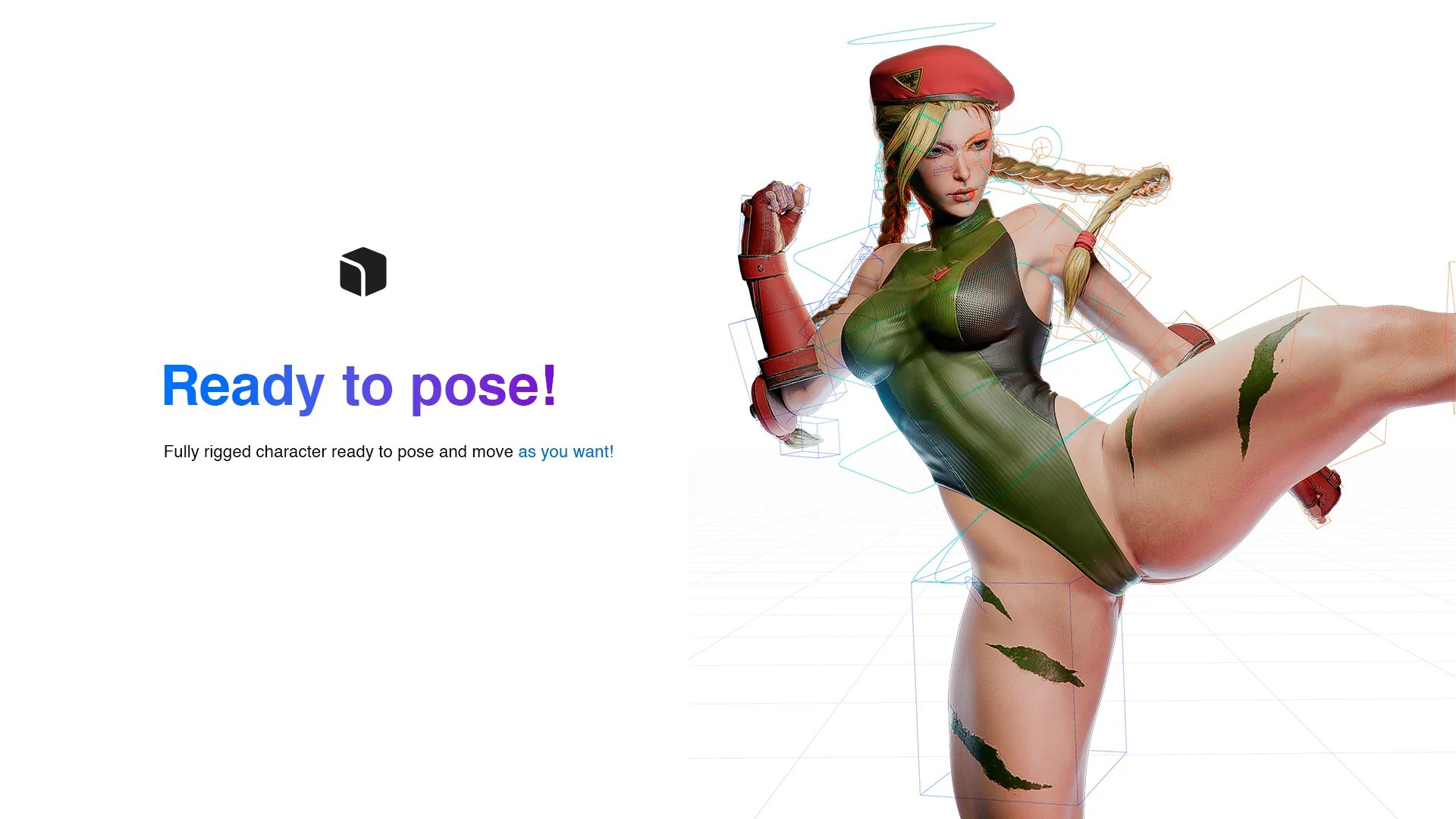 Cammy White - Game Ready 3d model UE4