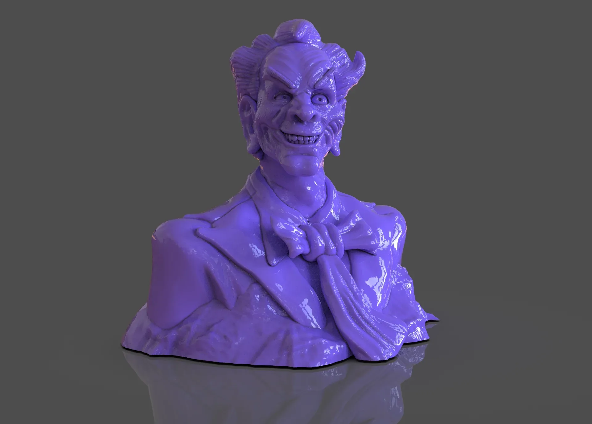 Stylized Joker Bust