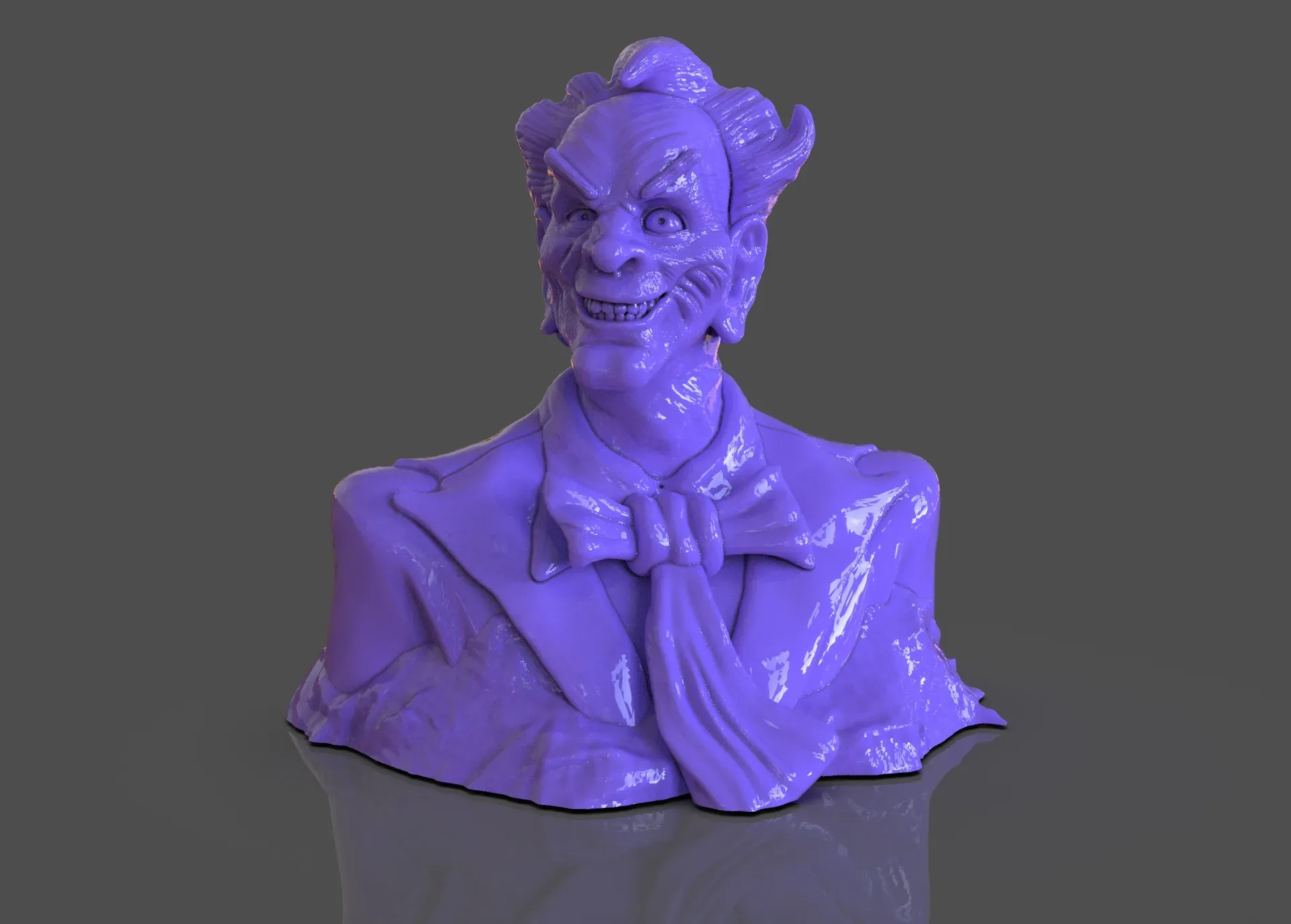 Stylized Joker Bust