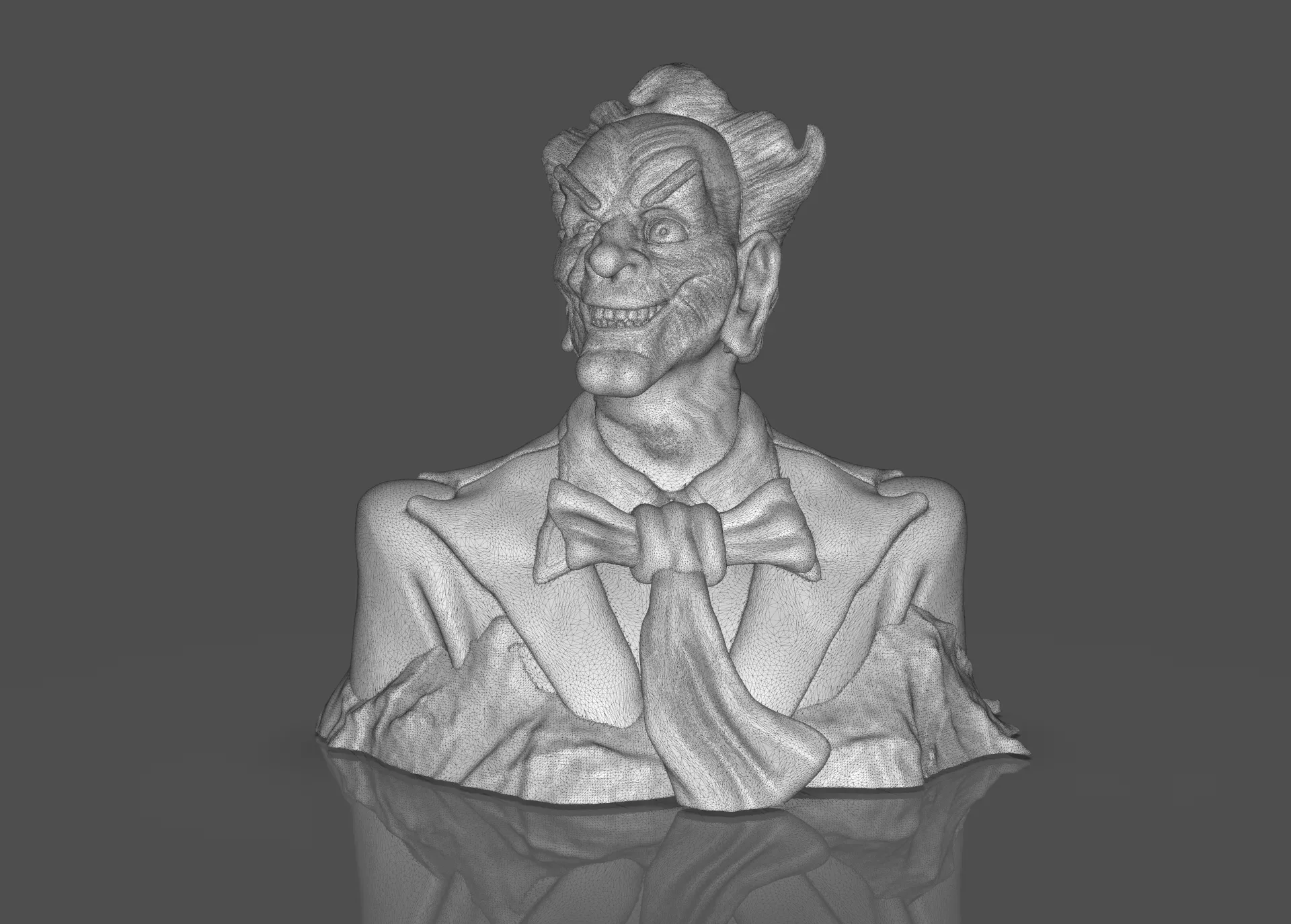 Stylized Joker Bust