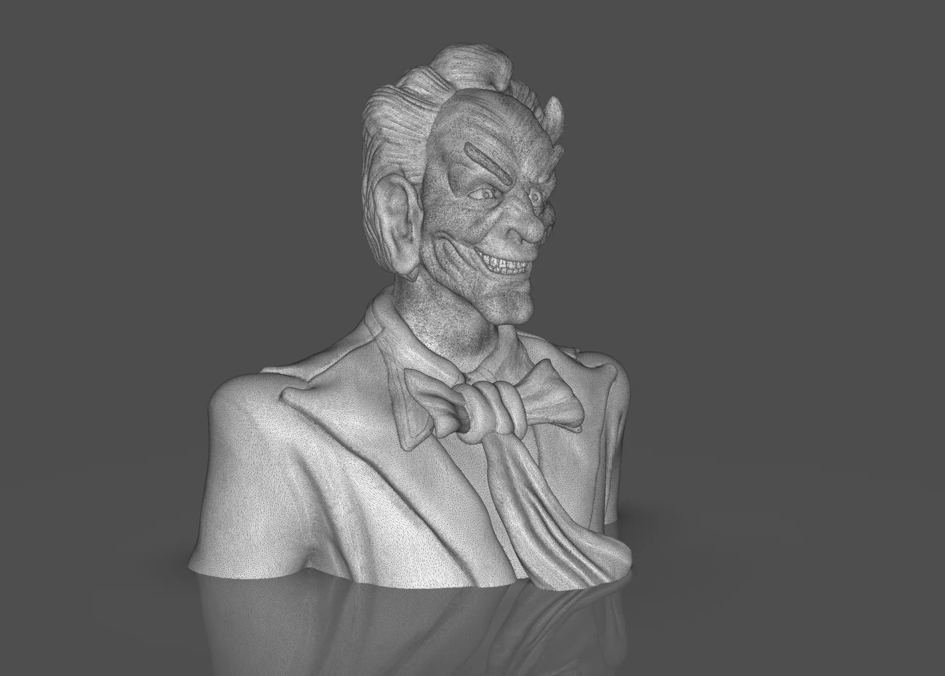 Stylized Joker Bust