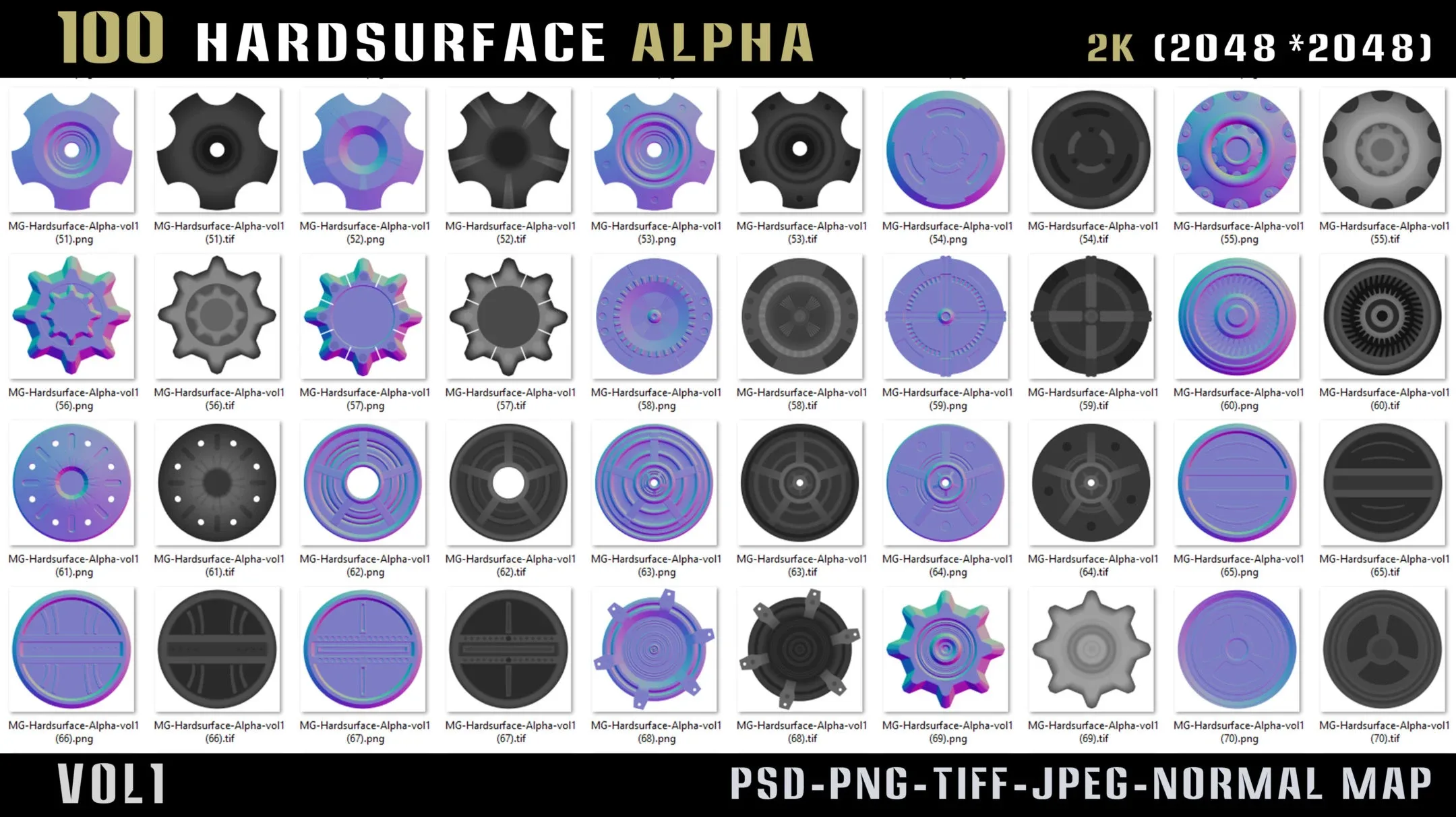 100 Hard surface Alpha - Vol 1