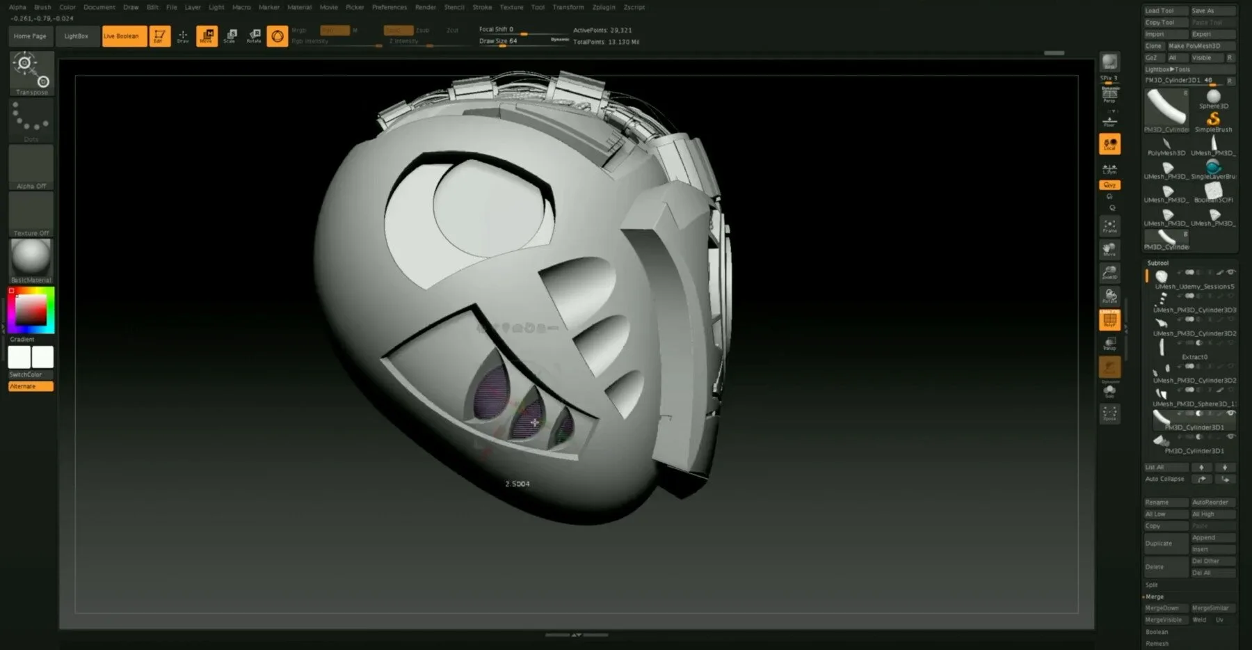 Zbrush Hard Surface Sculpting Flippednormals