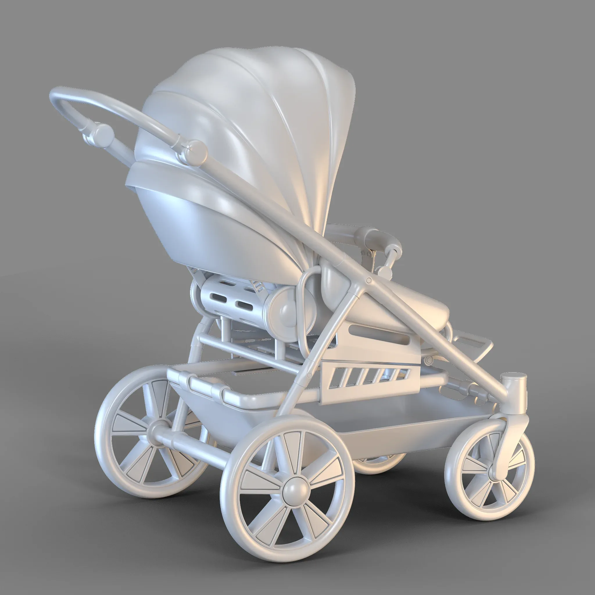 Cartoon Baby Buggy