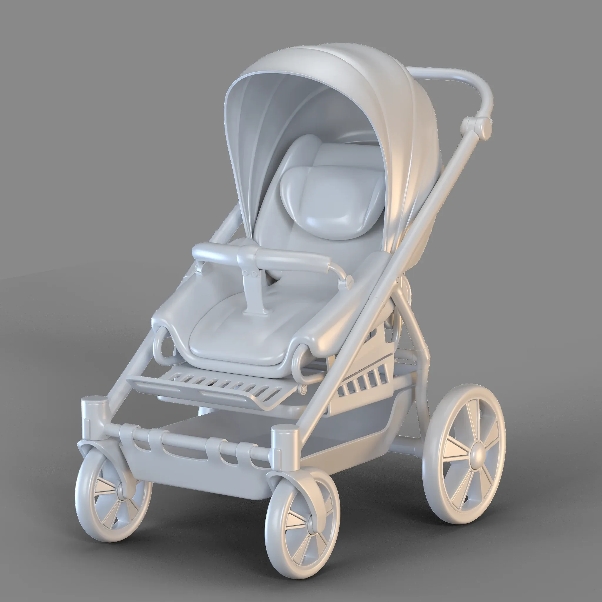 Cartoon Baby Buggy