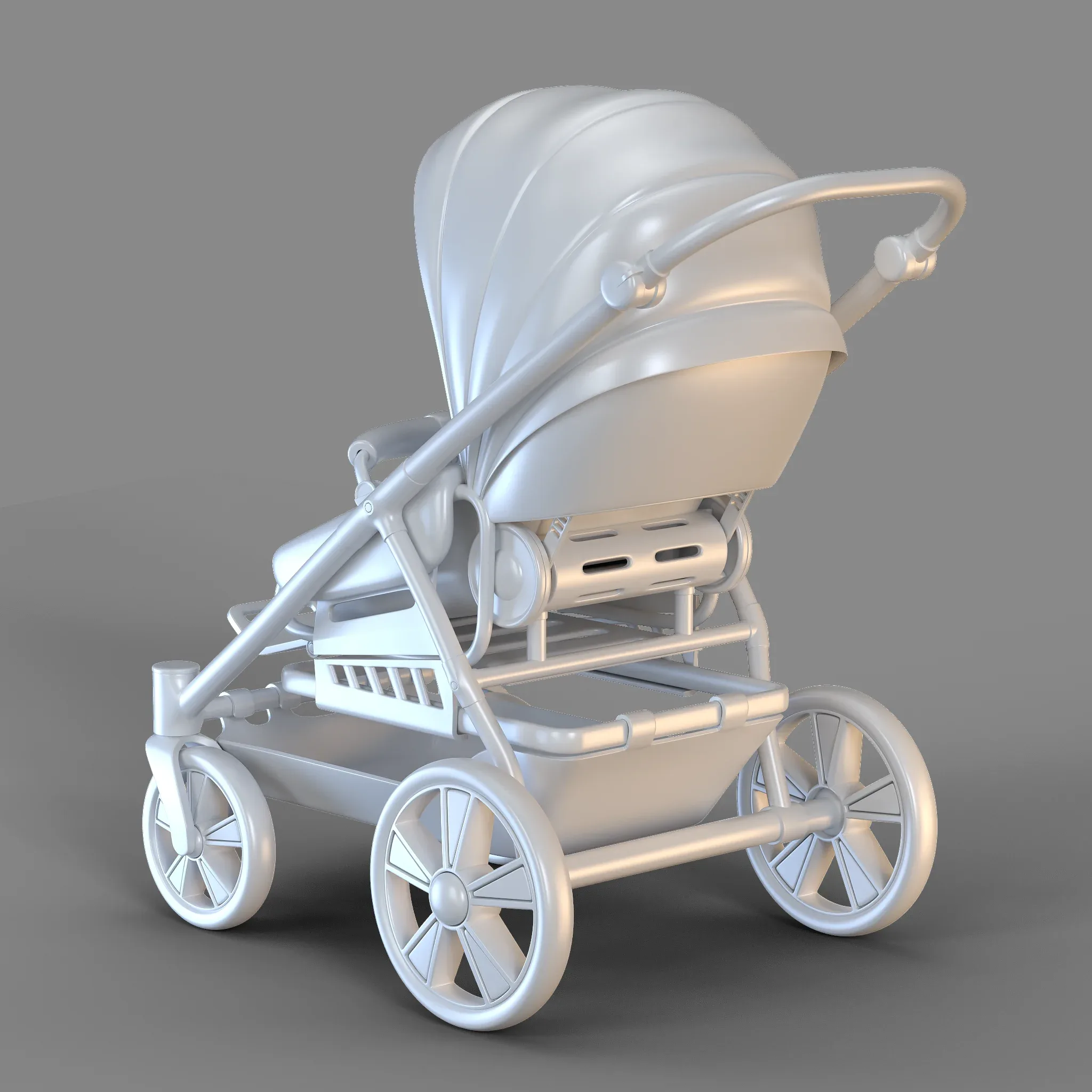 Cartoon Baby Buggy