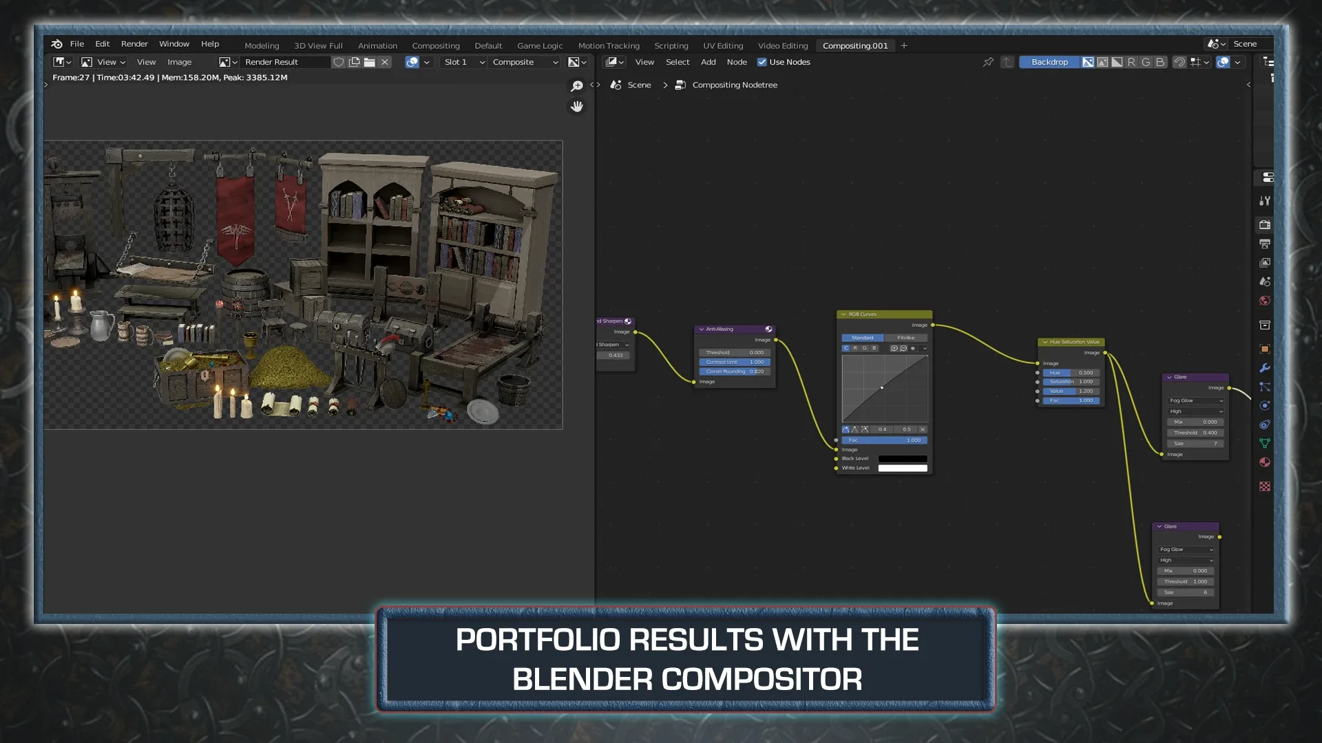 Blender to Unreal Engine Become A Dungeon Prop Artist Course