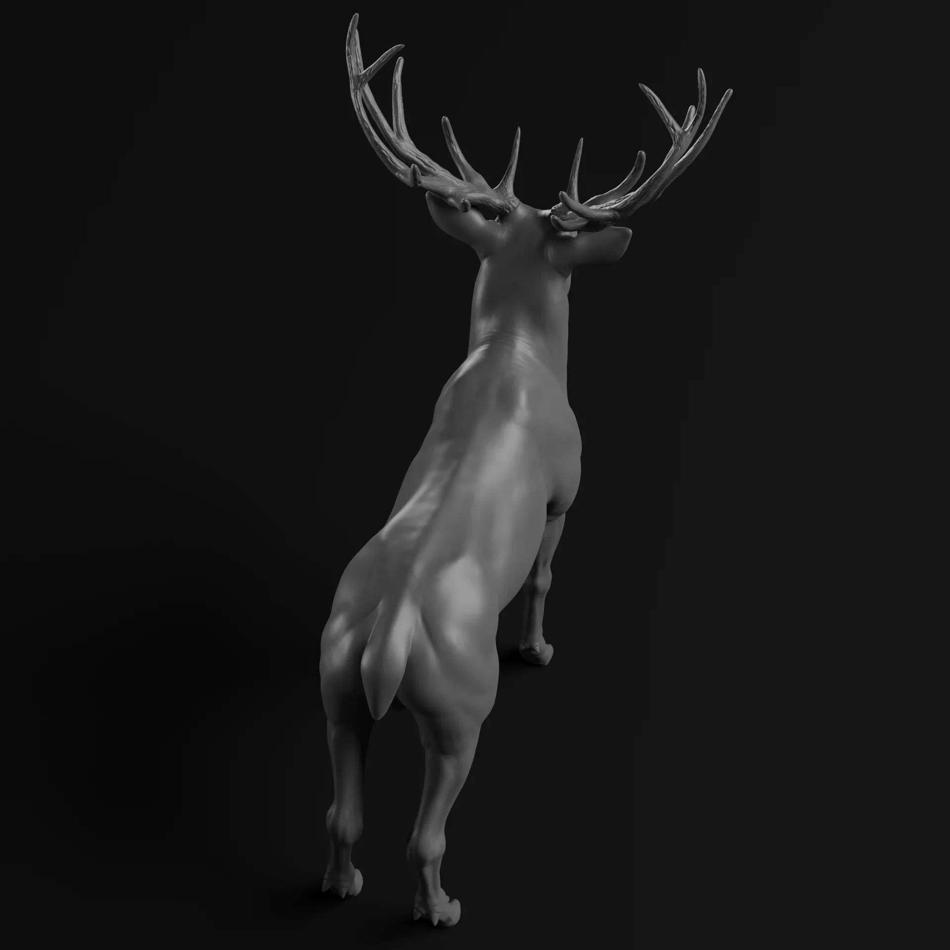 Deer - Highpoly Sculpture 3D model