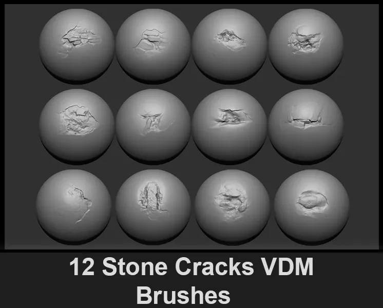 Stone Cracks VDM Brushes Vol. 2