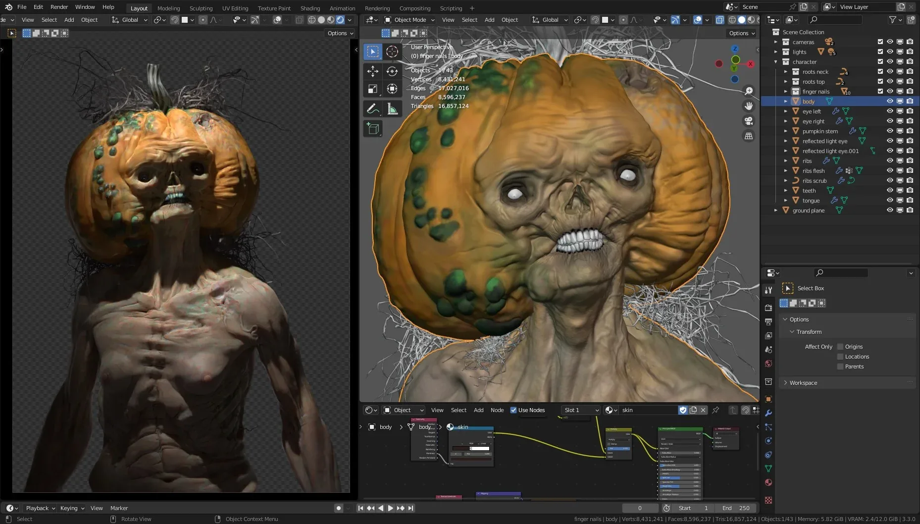 Pumpkinhead - Character Illustration Source Files