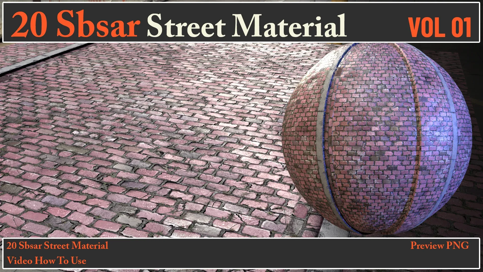 20 SBSAR Street Material VOL 01 + Video How To Use